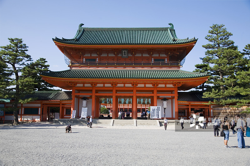 日本京都平安神宫图片素材