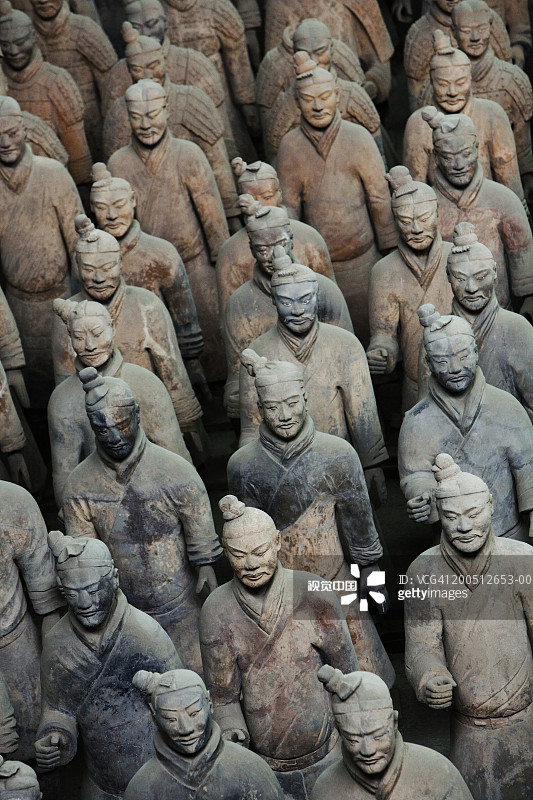 中国陕西西安秦始皇陵兵马俑图片素材
