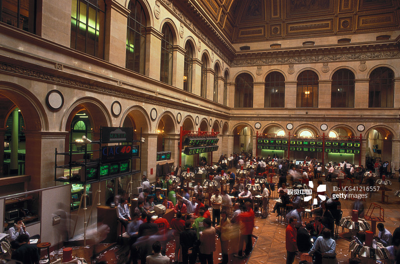 巴黎证券交易所图片素材