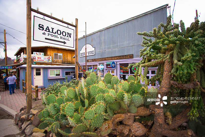 西部矿镇的酒吧图片素材