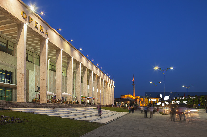 阿尔巴尼亚地拉那图片素材