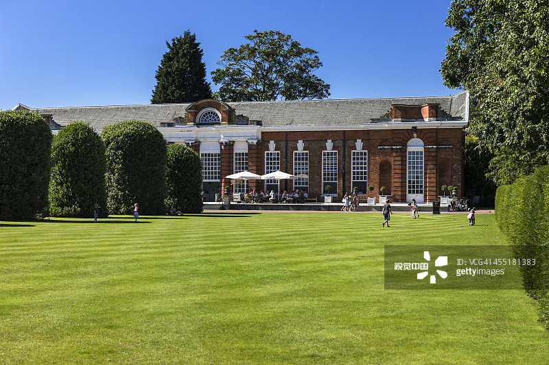 肯辛顿花园的橘园图片素材