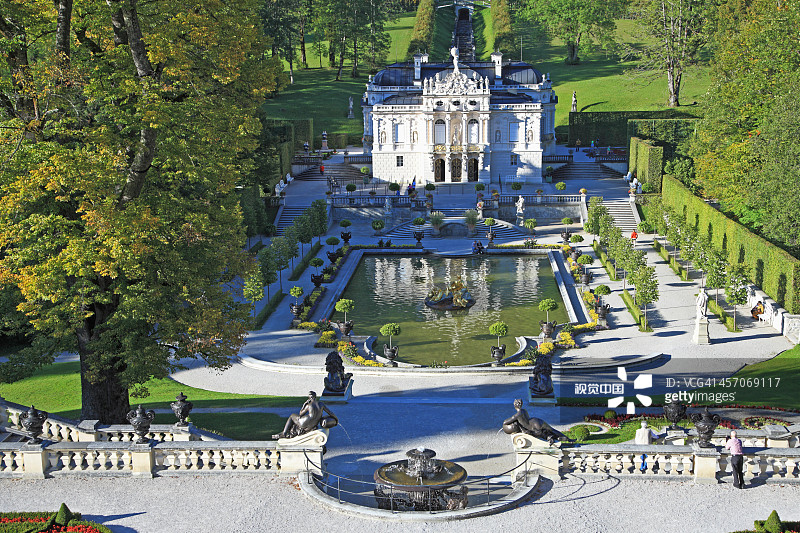 德国林德霍夫城堡图片素材