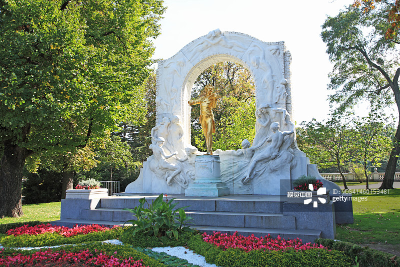 奥地利维也纳约翰·施特劳斯图片素材