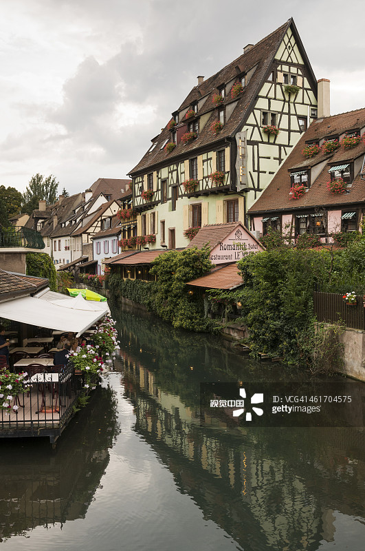 小威尼斯半木结构房屋图片素材