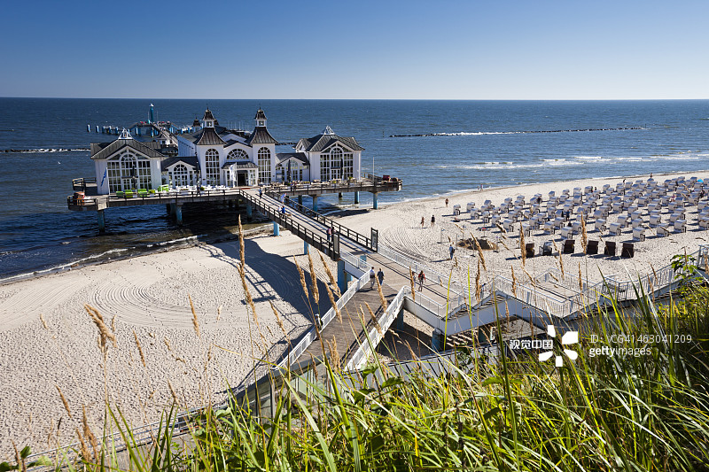 塞林码头 - 吕根岛，波罗的海图片素材