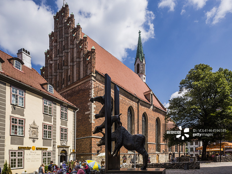 斯卡努街不莱梅乐队雕塑图片素材