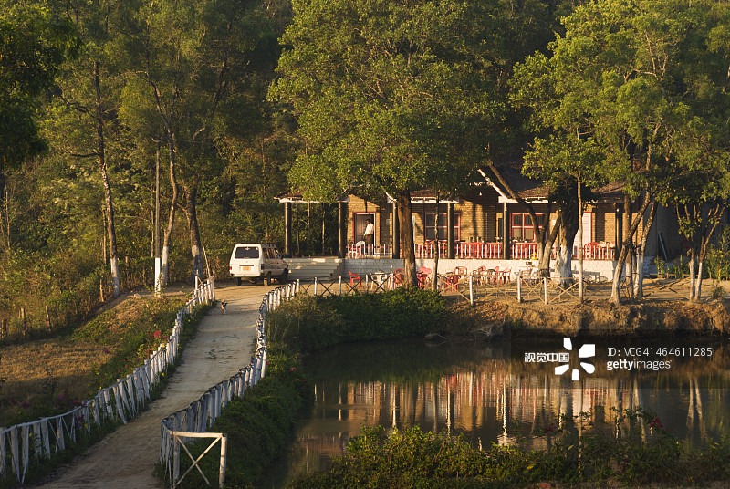 森林小屋图片素材