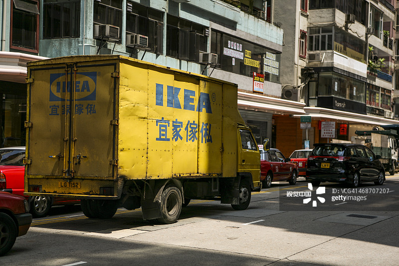 中国宜家货运卡车图片素材