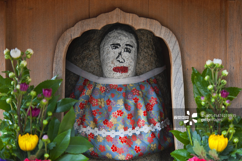 日本京都的守护神地藏菩萨图片素材