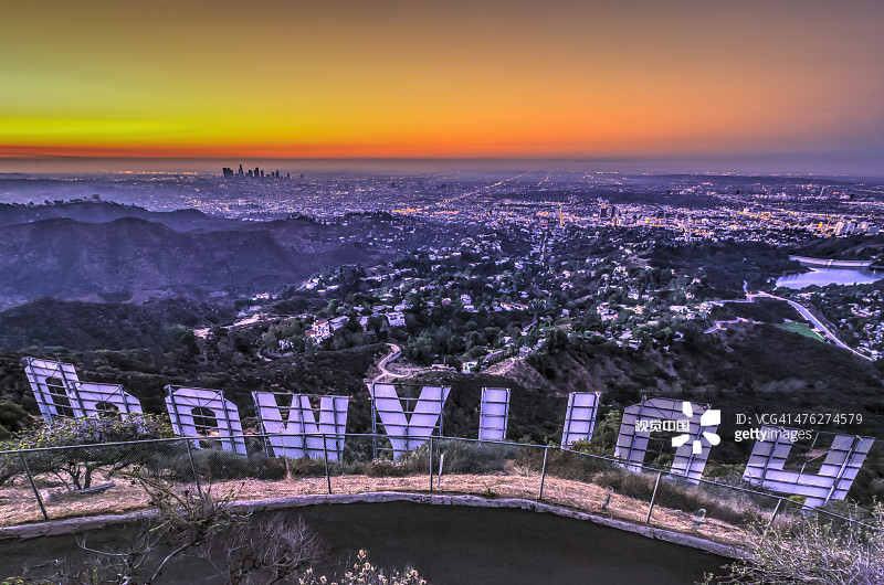 好莱坞标志图片素材