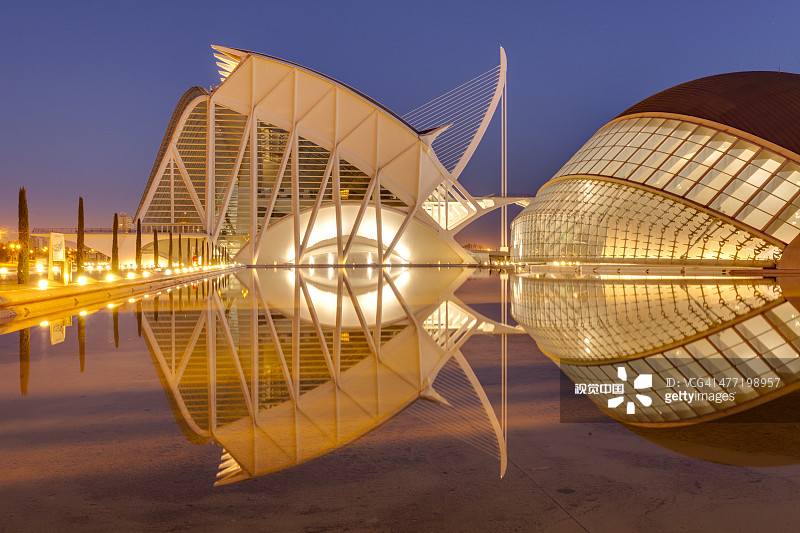 瓦伦西亚艺术科学城图片素材