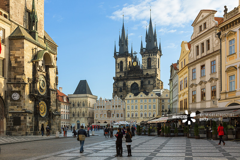 布拉格老城广场图片素材
