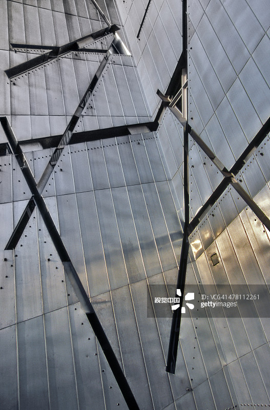 犹太博物馆，建筑师丹尼尔·里伯斯金图片素材