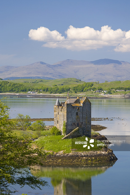 苏格兰阿盖尔-比特城堡风光图片素材