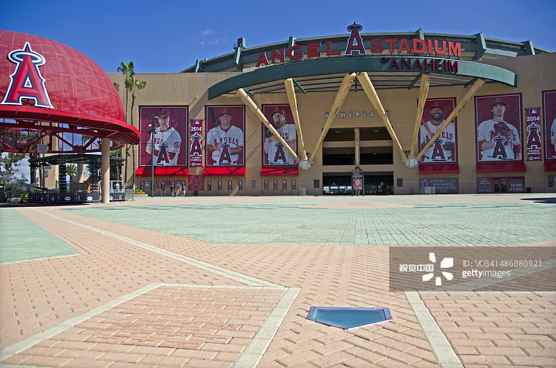 天使棒球场外景图片素材