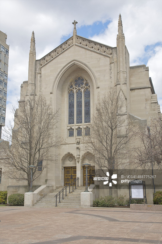 波士顿大学教堂主广场图片素材