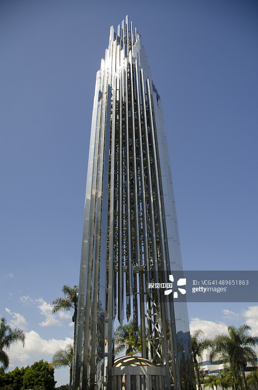 水晶大教堂建筑设计图片素材