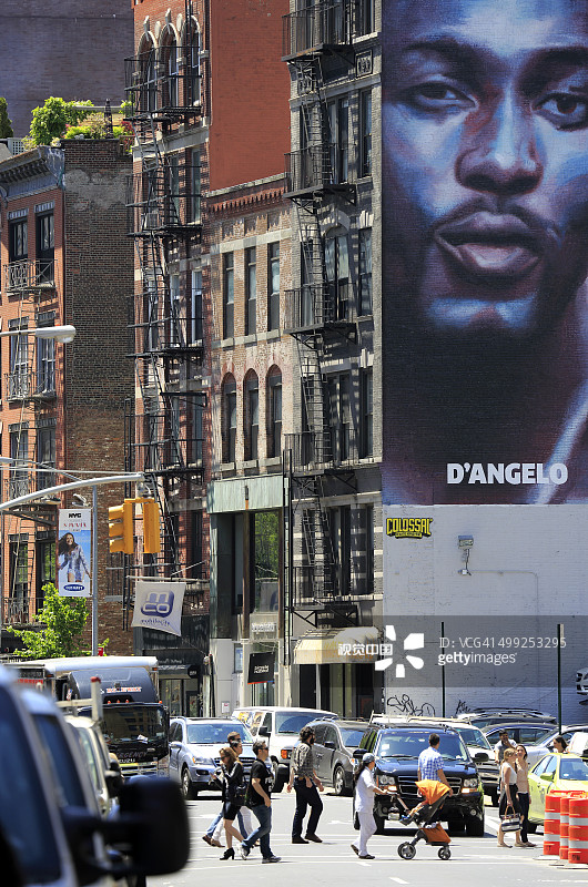 拉斐特街SoHo区街景图片素材
