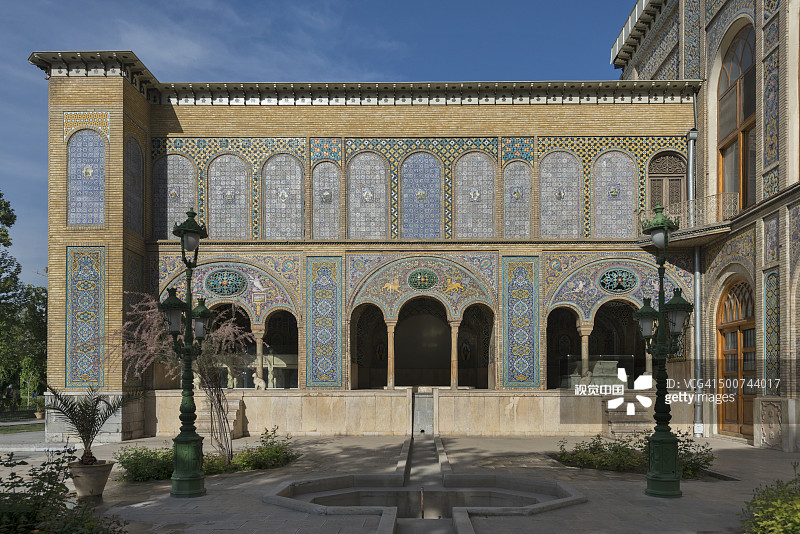 伊朗德黑兰古勒斯坦宫建筑群图片素材