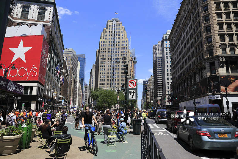 曼哈顿中城的先驱广场图片素材