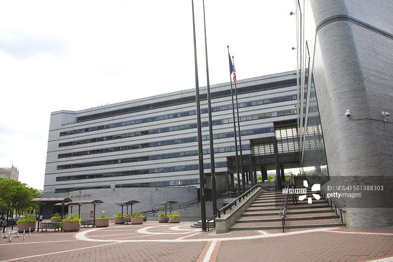 纽约城市大学的现代建筑图片素材