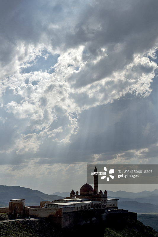 土耳其，多乌巴亚济特的伊沙克帕夏宫图片素材