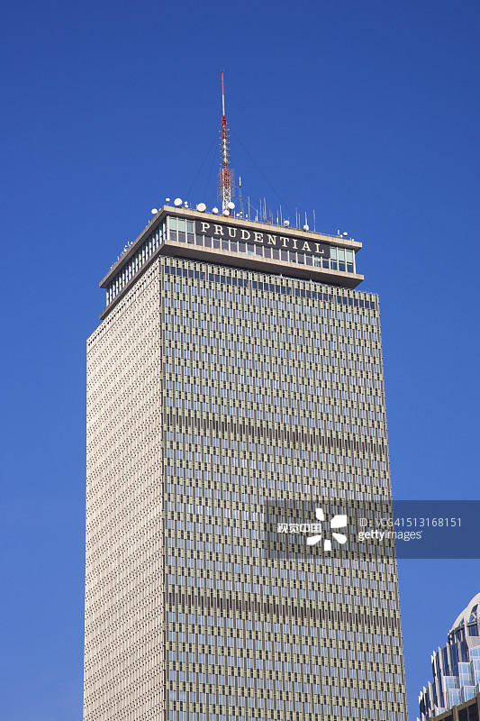 波士顿保德信中心大厦的图案外墙图片素材