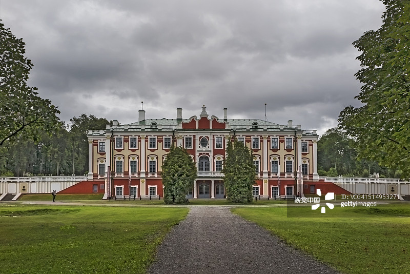 塔林卡德里奥格宫，爱沙尼亚图片素材