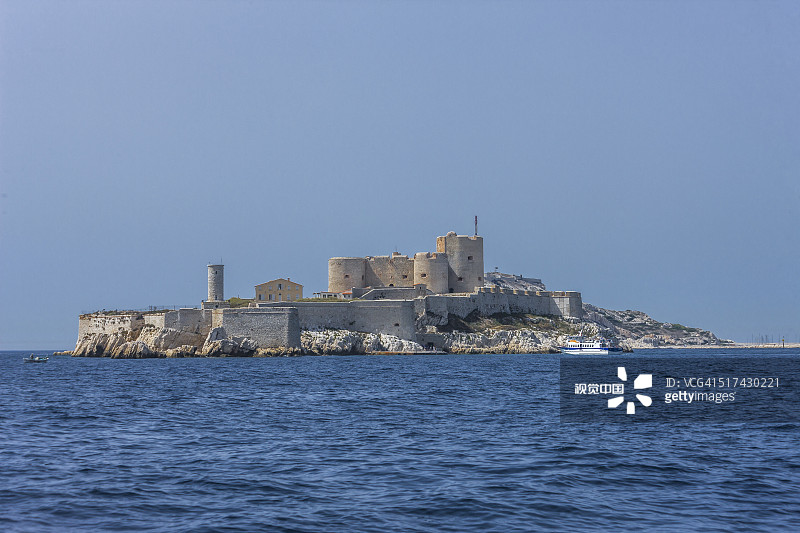 伊夫岛与伊夫城堡图片素材