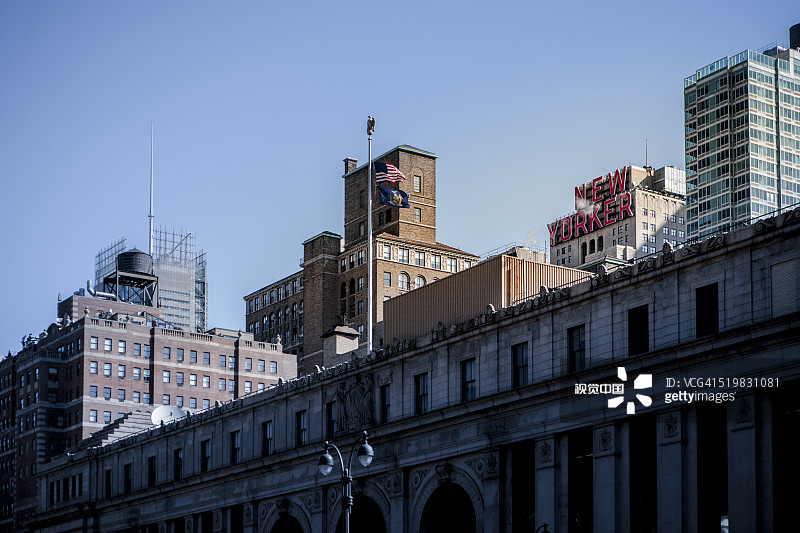 美国邮政署和温德姆纽约客酒店图片素材