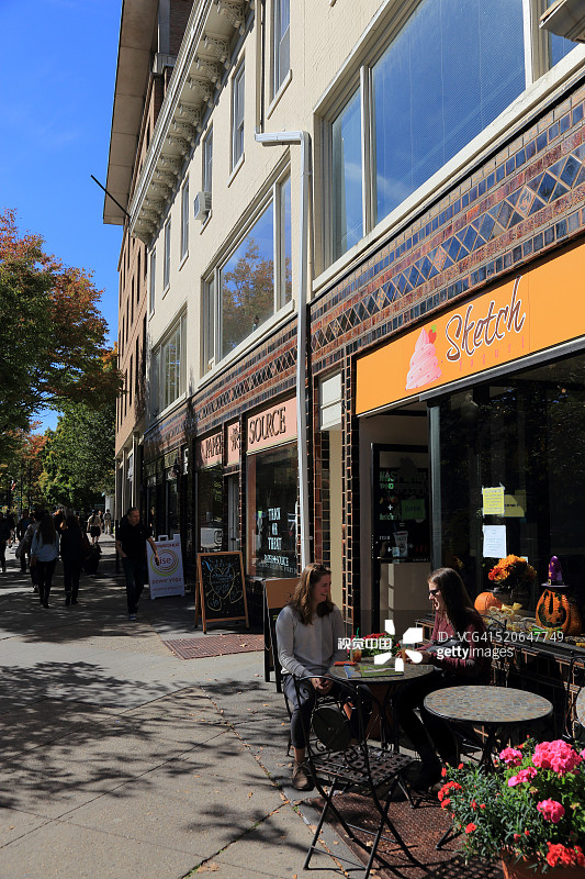 普林斯顿的拿骚街图片素材