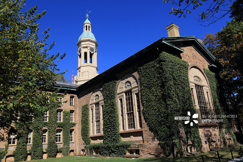 普林斯顿大学的拿骚楼图片素材