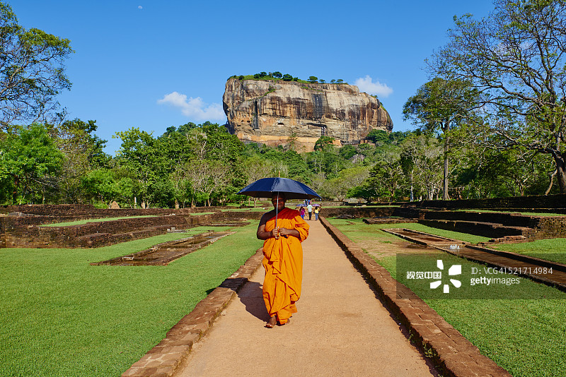 斯里兰卡锡吉里耶狮子岩图片素材