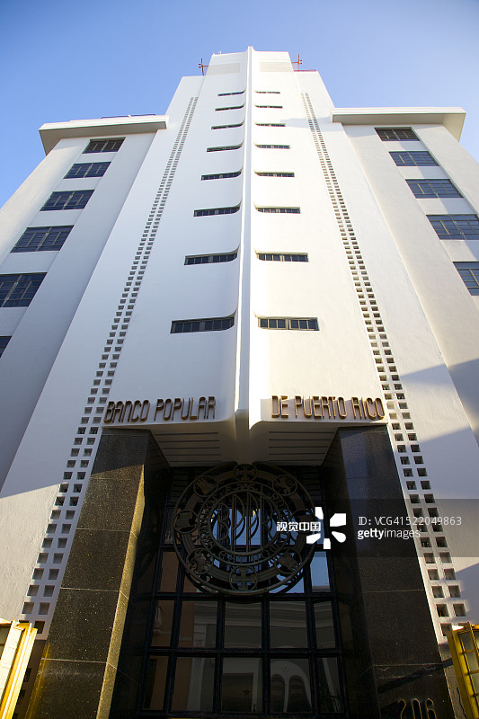 装饰艺术建筑，旧圣胡安图片素材
