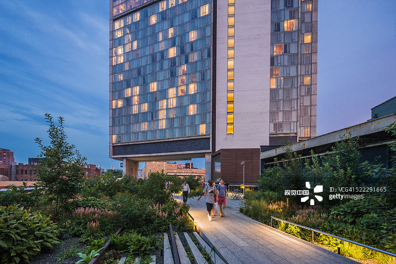 切尔西高线高架公园图片素材