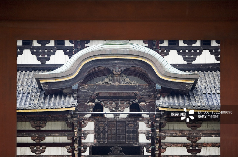 日本奈良东大寺的大门图片素材