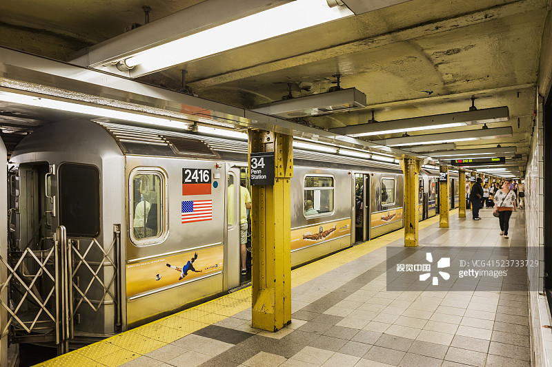 34号宾州地铁站图片素材