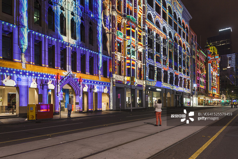 澳大利亚维多利亚州墨尔本建筑外观图片素材