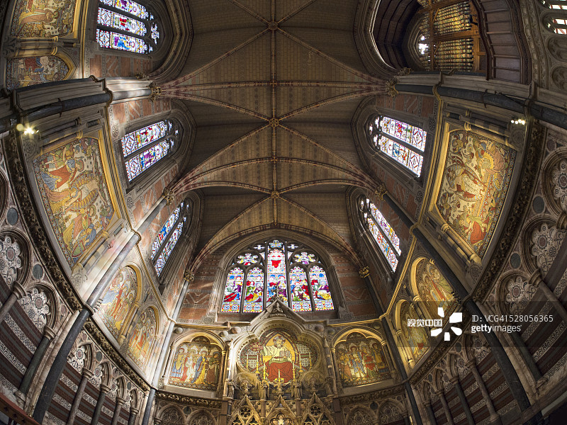 牛津基布尔学院教堂图片素材