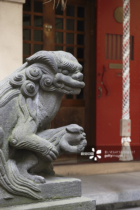 日本东京新宿区秋叶神社图片素材