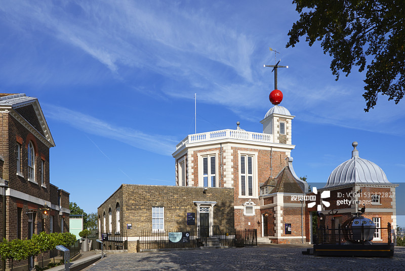 格林威治皇家天文台弗兰斯蒂德楼图片素材