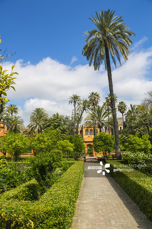 塞维利亚王宫花园图片素材
