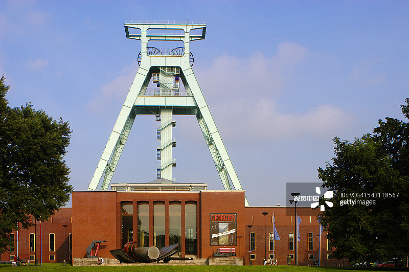 波鸿，德国矿业博物馆塔楼图片素材