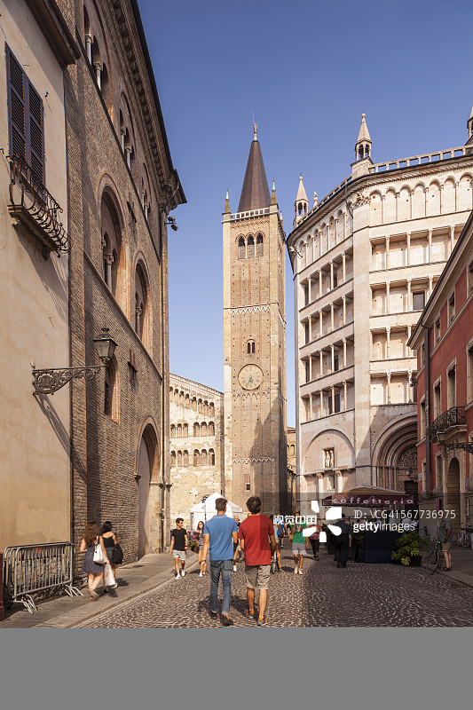 意大利帕尔马历史中心图片素材