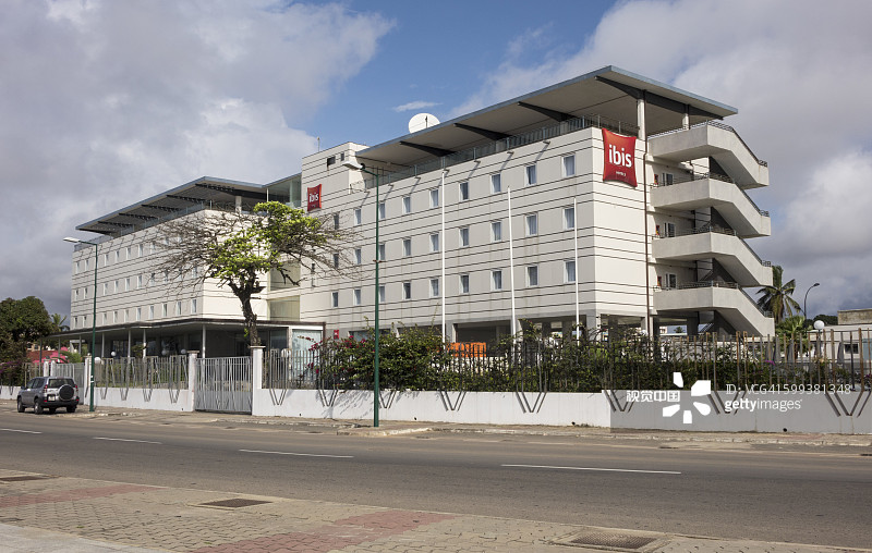 赤道几内亚巴塔宜必思酒店建筑外观图片素材