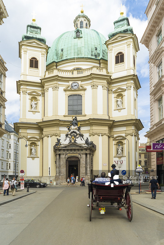 圣彼得教堂，奥地利维也纳图片素材