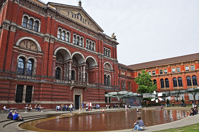 伦敦维多利亚和阿尔伯特博物馆图片素材