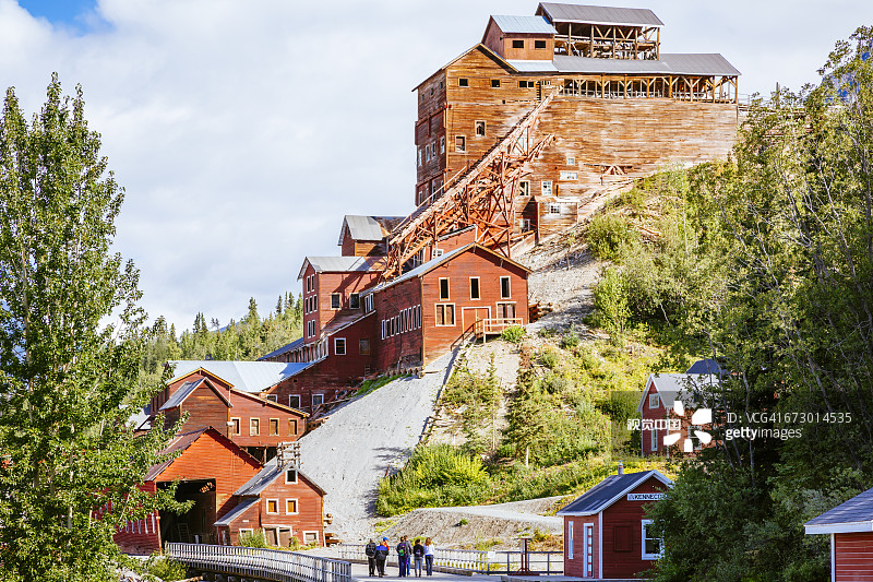 肯尼科特的老磨坊建筑图片素材
