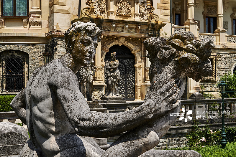 罗马尼亚锡纳亚城堡图片素材